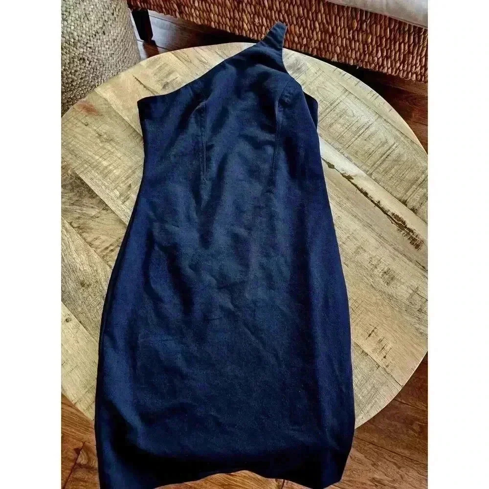 T Alexander Wang One Strap Black Mini Dress Women's Size Small Black